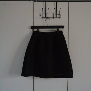 McQ Alexander McQueen Black Mini skirt net overlay, M, Medium